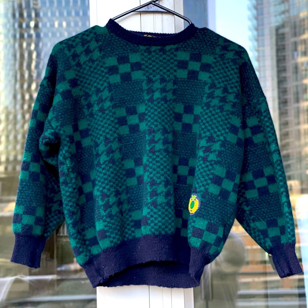 Barney Castles Made in Ireland 100% Wool Sweater